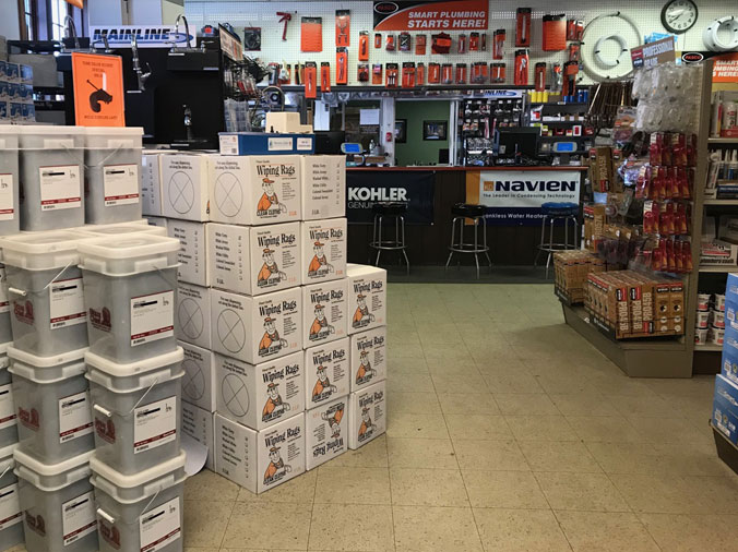 Peabody Plumbing Supply Nashua NH store interior